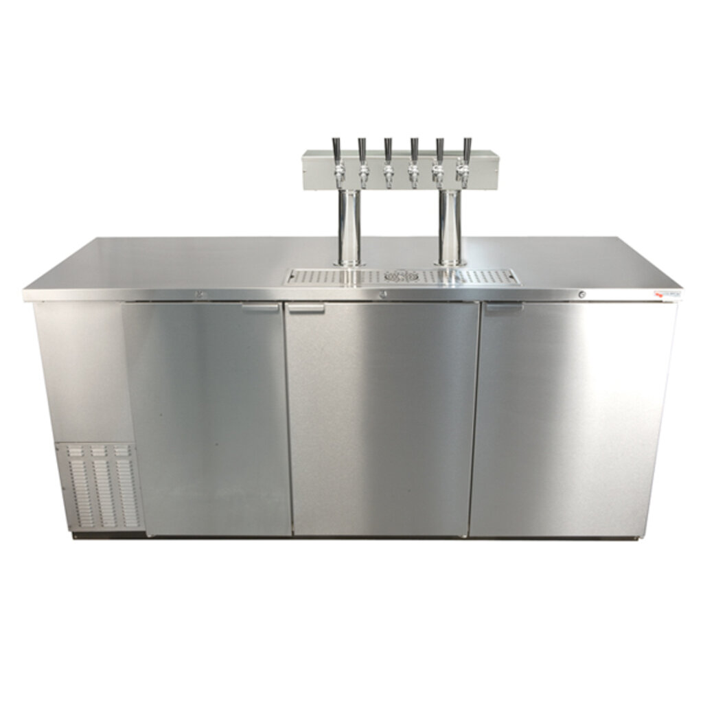 パティーメーカー Premium Quality Double Pedestal 6 Tap Tower – Air Cooled
